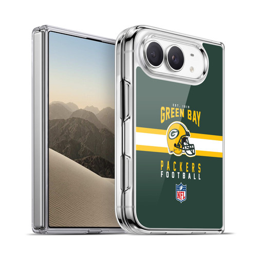 NFL Green Bay Packers Graphics Helmet Typography Soft Gel Case for Apple iPhone Duo