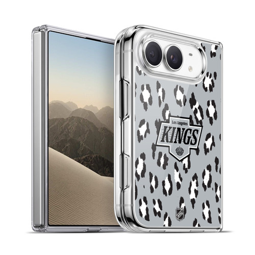 NHL Los Angeles Kings Leopard Pattern Soft Gel Case for Apple iPhone Duo