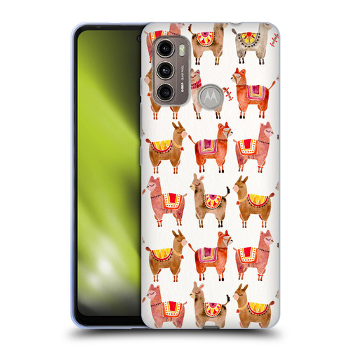 Cat Coquillette Animals Alpacas Soft Gel Case for Motorola Moto G60 / Moto G40 Fusion