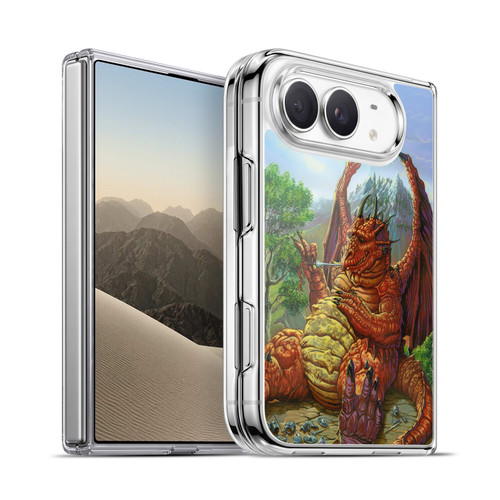 Ed Beard Jr Mythical Series Lunch With A Toothpick Soft Gel Case for Apple iPhone Duo