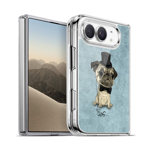 Barruf Dogs Gentle Pug Soft Gel Case for Apple iPhone Duo