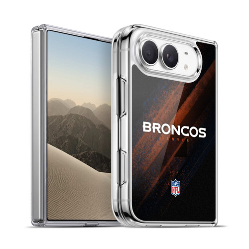NFL Denver Broncos Logo Blur Soft Gel Case for Apple iPhone Duo