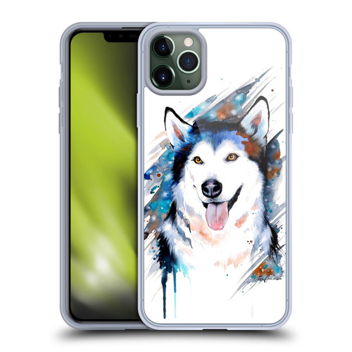 Pixie Cold Animals Husky Soft Gel Case for Apple iPhone 11 Pro Max