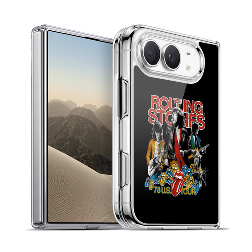 The Rolling Stones Key Art 78 US Tour Vintage Soft Gel Case for Apple iPhone Duo