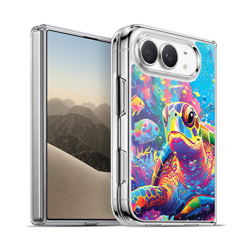 Michael David Ward Animals Turtle Magic Soft Gel Case for Apple iPhone Duo