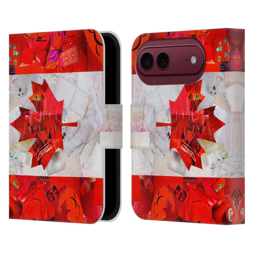 Artpoptart Flags Canada Leather Book Wallet Case Cover For Apple iPhone Duo