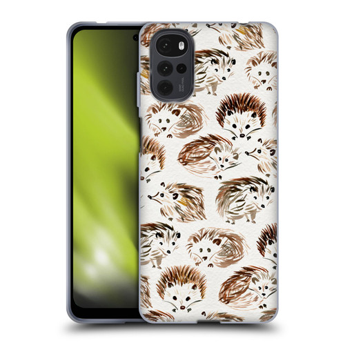 Cat Coquillette Animals Hedgehogs Soft Gel Case for Motorola Moto G22