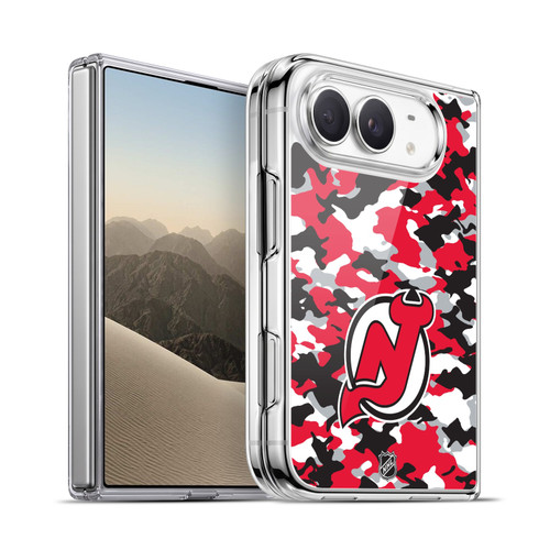 NHL New Jersey Devils Camouflage Soft Gel Case for Apple iPhone Duo
