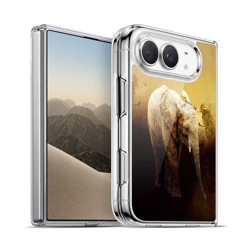 Simone Gatterwe Nature Portraits Elephant Calf Soft Gel Case for Apple iPhone Duo
