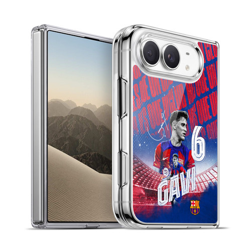 FC Barcelona 2023/24 First Team Gavi Soft Gel Case for Apple iPhone Duo