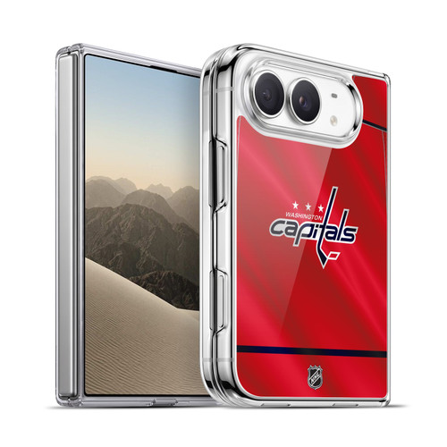 NHL Washington Capitals Jersey Soft Gel Case for Apple iPhone Duo