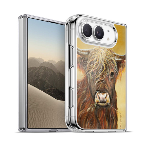 Lisa Sparling Creatures Highland Cow Fireball Soft Gel Case for Apple iPhone Duo