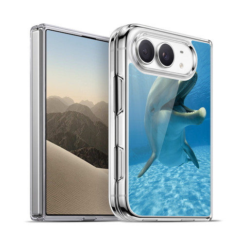 Head Case Designs Wildlife Close-Up Dolphin Soft Gel Case for Apple iPhone Duo