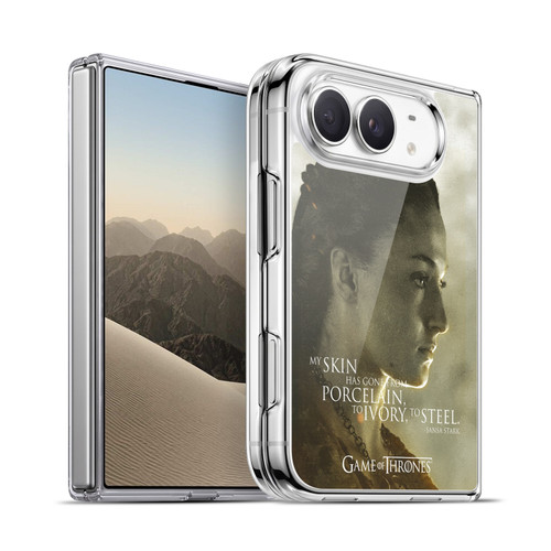 HBO Game of Thrones Character Portraits Sansa Stark Soft Gel Case for Apple iPhone Duo