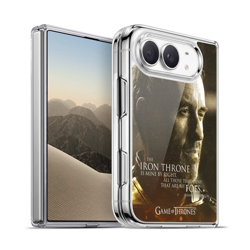 HBO Game of Thrones Character Portraits Stannis Baratheon Soft Gel Case for Apple iPhone Duo