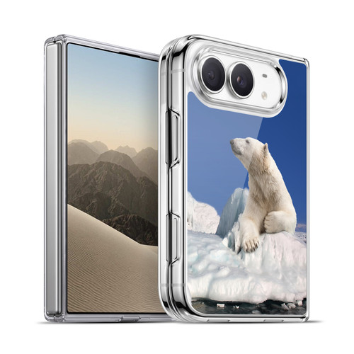 Head Case Designs Wildlife Polar Bear On Ice Soft Gel Case for Apple iPhone Duo