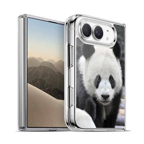 Head Case Designs Wildlife Close-Up Panda Soft Gel Case for Apple iPhone Duo