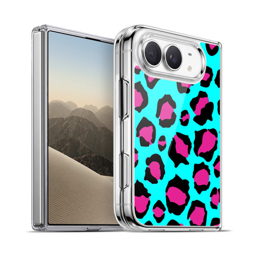 Head Case Designs Mad Prints Cyan Leopard Soft Gel Case for Apple iPhone Duo