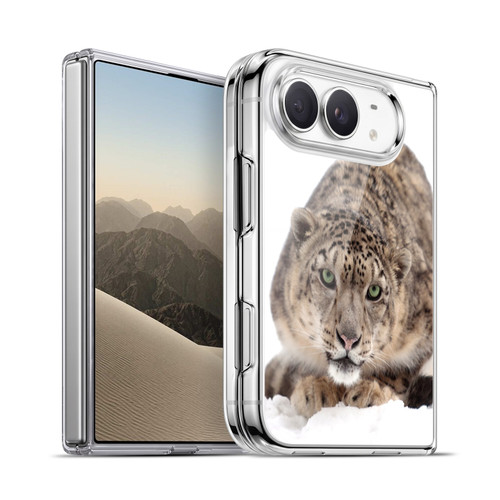 Head Case Designs Wildlife Snow Leopard On Ice Soft Gel Case for Apple iPhone Duo