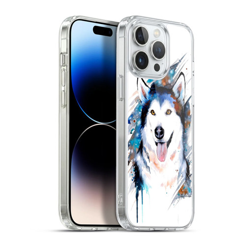 Pixie Cold Animals Husky Soft Gel Case for Apple iPhone 13 Pro Max & MagSafe