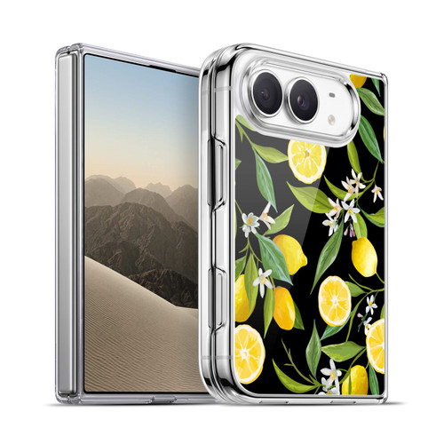Haroulita Fruits Flowers And Lemons Soft Gel Case for Apple iPhone Duo