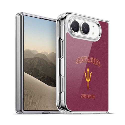 Arizona State University ASU Arizona State University Campus Logotype Soft Gel Case for Apple iPhone Duo