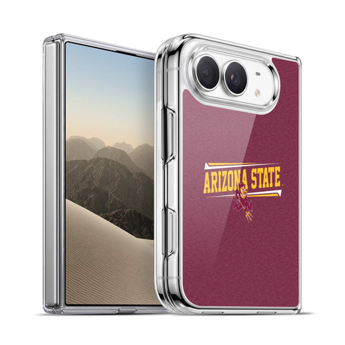 Arizona State University ASU Arizona State University Double Bar Soft Gel Case for Apple iPhone Duo