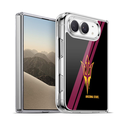 Arizona State University ASU Arizona State University Stripes Soft Gel Case for Apple iPhone Duo