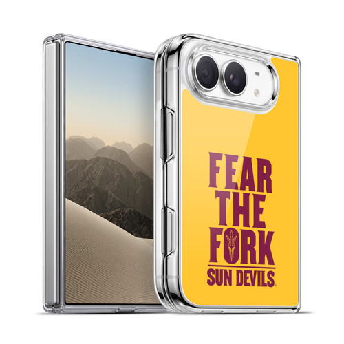 Arizona State University ASU Arizona State Art Fear The Fork Soft Gel Case for Apple iPhone Duo