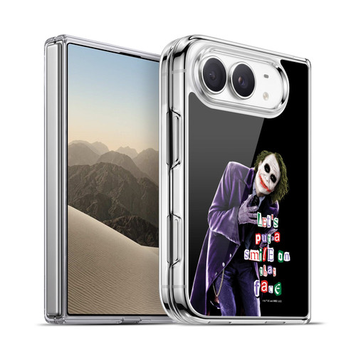 The Dark Knight Graphics Joker Put A Smile Soft Gel Case for Apple iPhone Duo