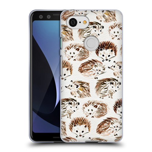 Cat Coquillette Animals Hedgehogs Soft Gel Case for Google Pixel 3