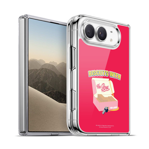 Ted Lasso Season 1 Graphics Biscuits With The Boss Soft Gel Case for Apple iPhone Duo