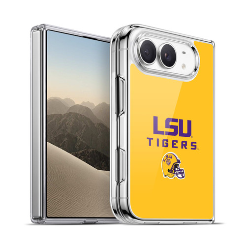 Louisiana State University LSU Louisiana State University LSU Helmet Logotype Soft Gel Case for Apple iPhone Duo