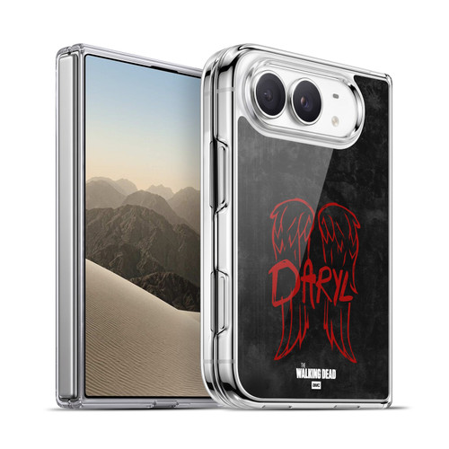 AMC The Walking Dead Daryl Dixon Iconic Wings Logo Soft Gel Case for Apple iPhone Duo