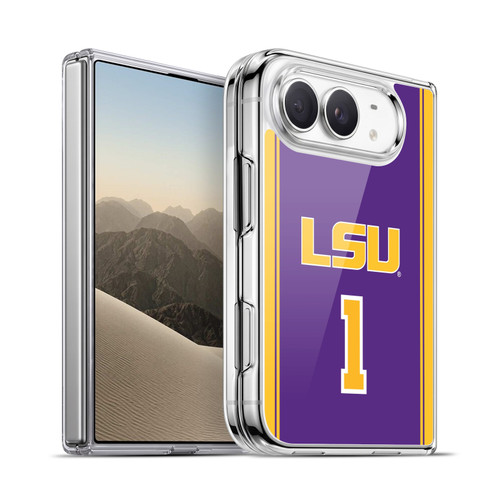 Louisiana State University LSU LSU Jersey Basketball 1 Soft Gel Case for Apple iPhone Duo