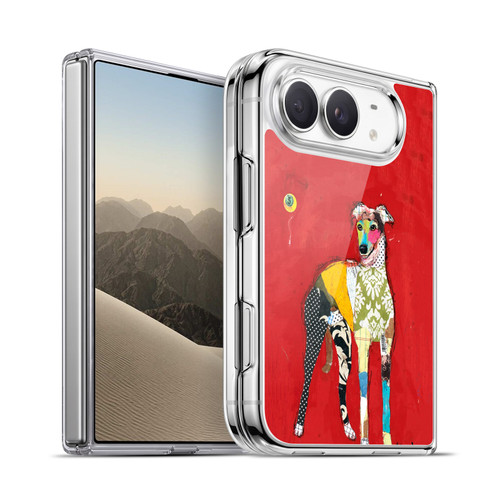 Michel Keck Dogs 2 Greyhound Soft Gel Case for Apple iPhone Duo