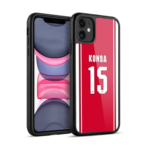 Arsenal FC 2026/27 Players Home Kit 1st Group Ezri Konsa Gel Armour Case For Apple iPhone 11