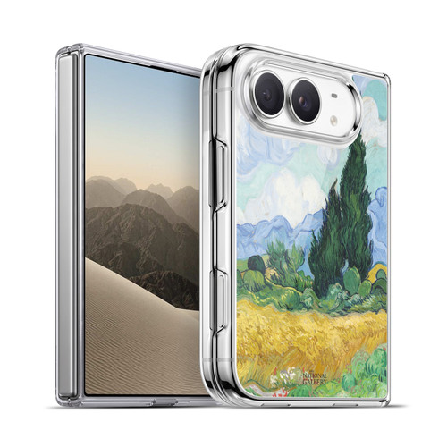 The National Gallery Art A Wheatfield With Cypresses Soft Gel Case for Apple iPhone Duo