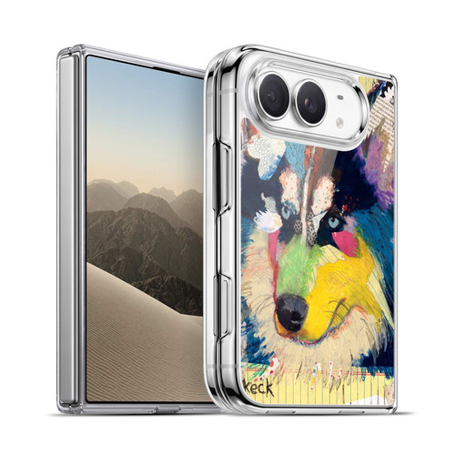Michel Keck Dogs Husky Soft Gel Case for Apple iPhone Duo