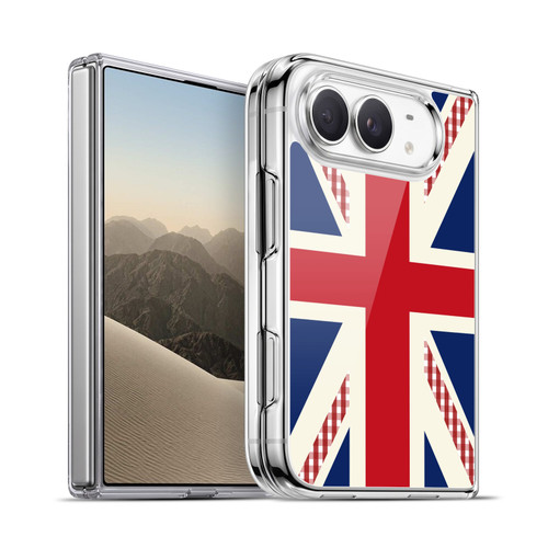 Head Case Designs Union Jack Collection Red And Blue Gingham Soft Gel Case for Apple iPhone Duo