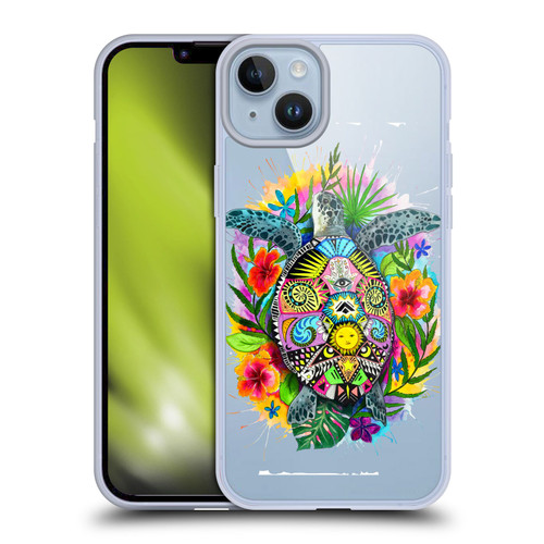 Pixie Cold Animals Turtle Life Soft Gel Case for Apple iPhone 14 Plus & MagSafe