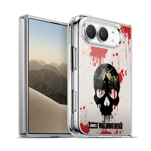 AMC The Walking Dead Silhouettes Skull Soft Gel Case for Apple iPhone Duo