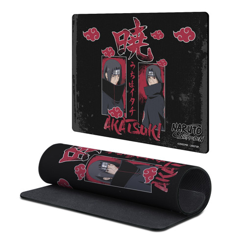 Naruto Shippuden Graphics Itachi Akatsuki Gaming Office Desk PC Keyboard Mouse Mat Pad 9.84 x 11.81 x 0.12 inches (250 x 300 mm) - S