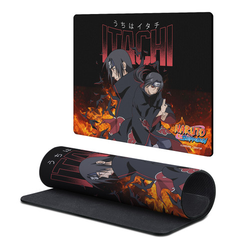 Naruto Shippuden Graphics Itachi Uchiha Gaming Office Desk PC Keyboard Mouse Mat Pad 9.84 x 11.81 x 0.12 inches (250 x 300 mm) - S