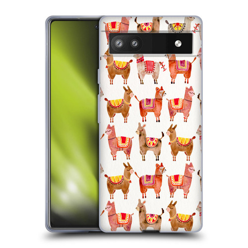 Cat Coquillette Animals Alpacas Soft Gel Case for Google Pixel 6a