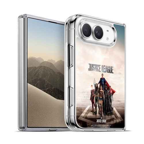 Justice League Movie Character Posters Group Soft Gel Case for Apple iPhone Duo