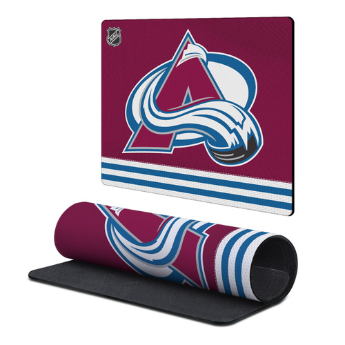 NHL Colorado Avalanche Team Uniform Gaming Office Desk PC Keyboard Mouse Mat Pad 9.84 x 11.81 x 0.12 inches (250 x 300 mm) - S