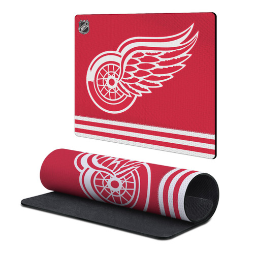 NHL Detroit Red Wings Team Uniform Gaming Office Desk PC Keyboard Mouse Mat Pad 9.84 x 11.81 x 0.12 inches (250 x 300 mm) - S