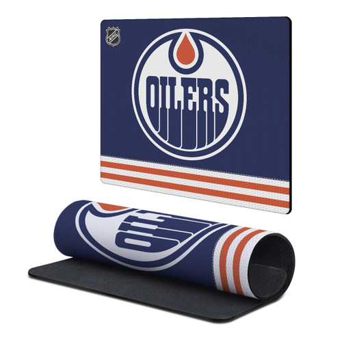 NHL Edmonton Oilers Team Uniform Gaming Office Desk PC Keyboard Mouse Mat Pad 9.84 x 11.81 x 0.12 inches (250 x 300 mm) - S