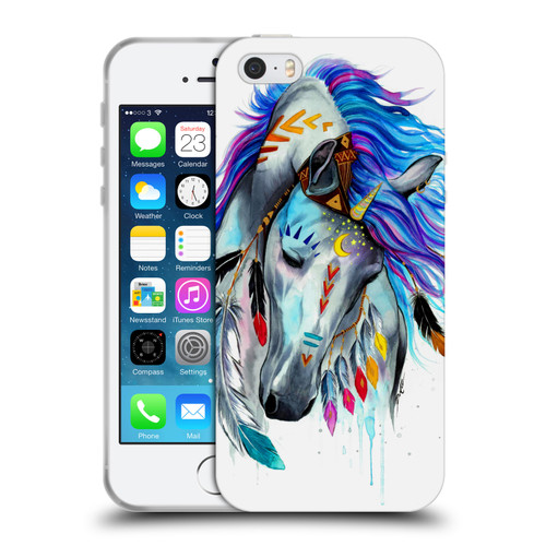 Pixie Cold Animals Spirit Soft Gel Case for Apple iPhone 5 / 5s / iPhone SE 2016